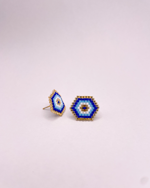 Mini eye earrings