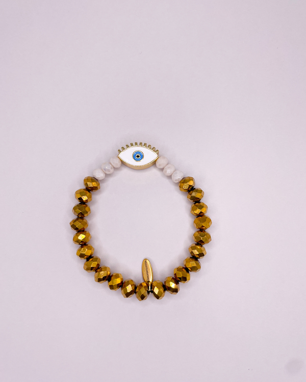 White eye bracelet