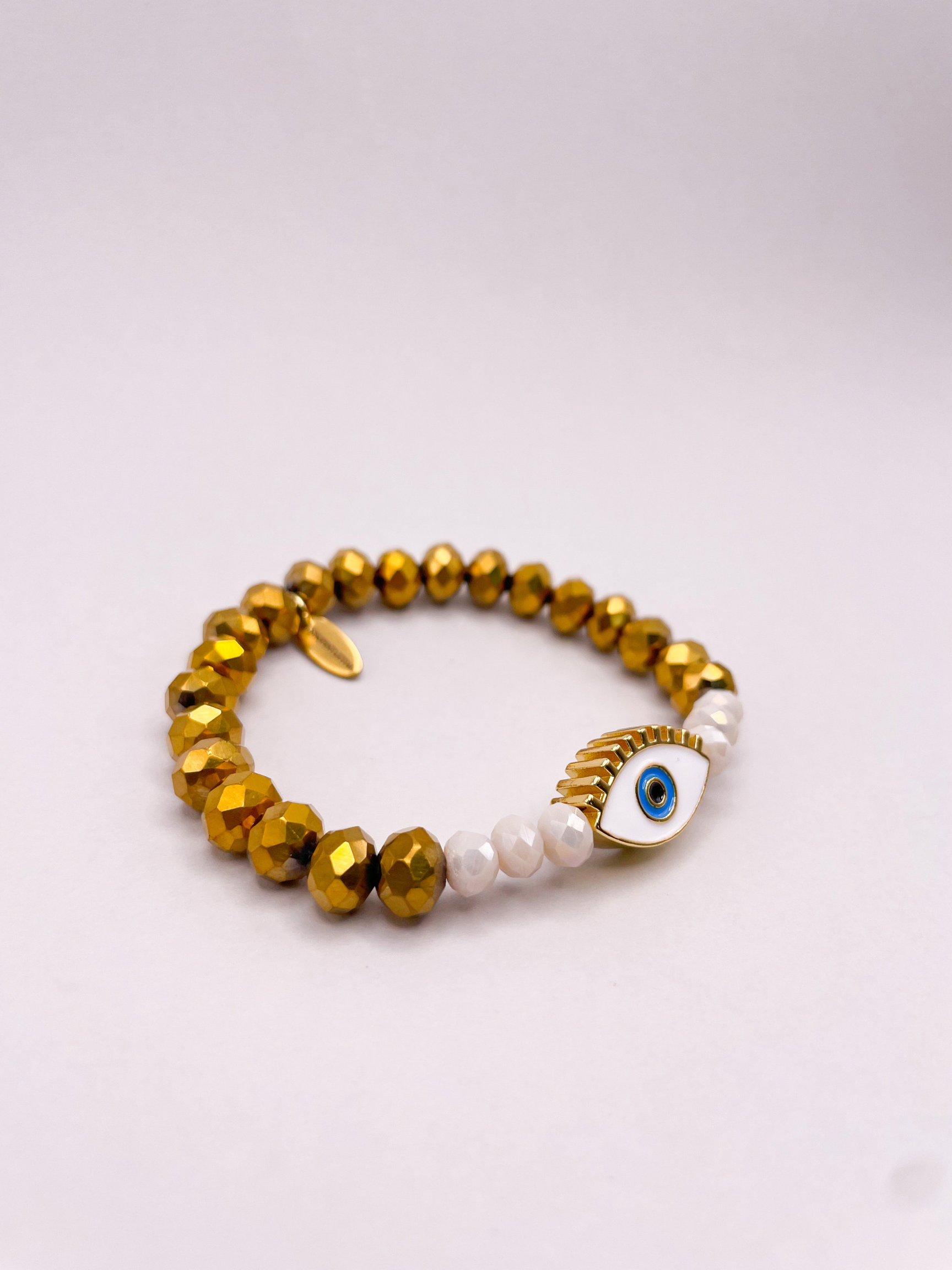 White eye bracelet